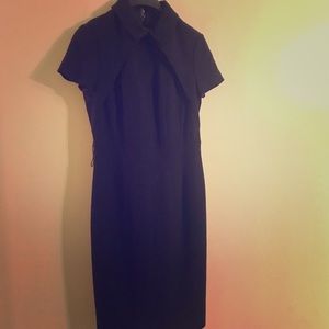 PerSe by Carlisle Wide Belt Black Dress